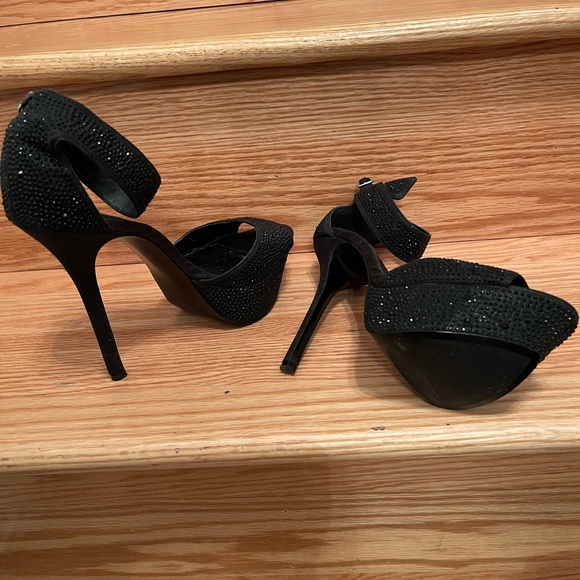 🌸 Steve Madden Pre Loved Carrie Heels w/ Ankle Strap Platforms, size 8.5 - Picture 11 of 15